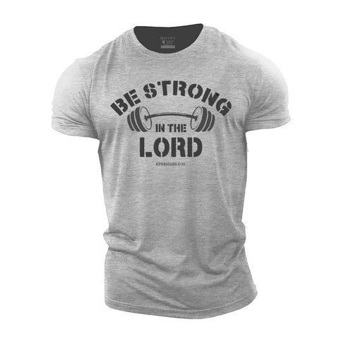 Men's Be Strong in The Lord Cotton T-Shirt